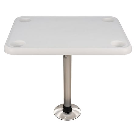 Springfield Marine Springfield 16in x 28in Rectangle Table Package - White Thread-Lock 1690107